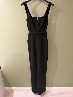 Classic Black Sleeveless off the shoulder Jumpsuit